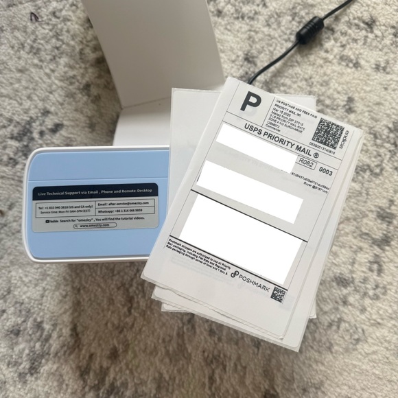 ASprink BT Thermal Label Printer w/ 4x6 Labels - Picture 5 of 12